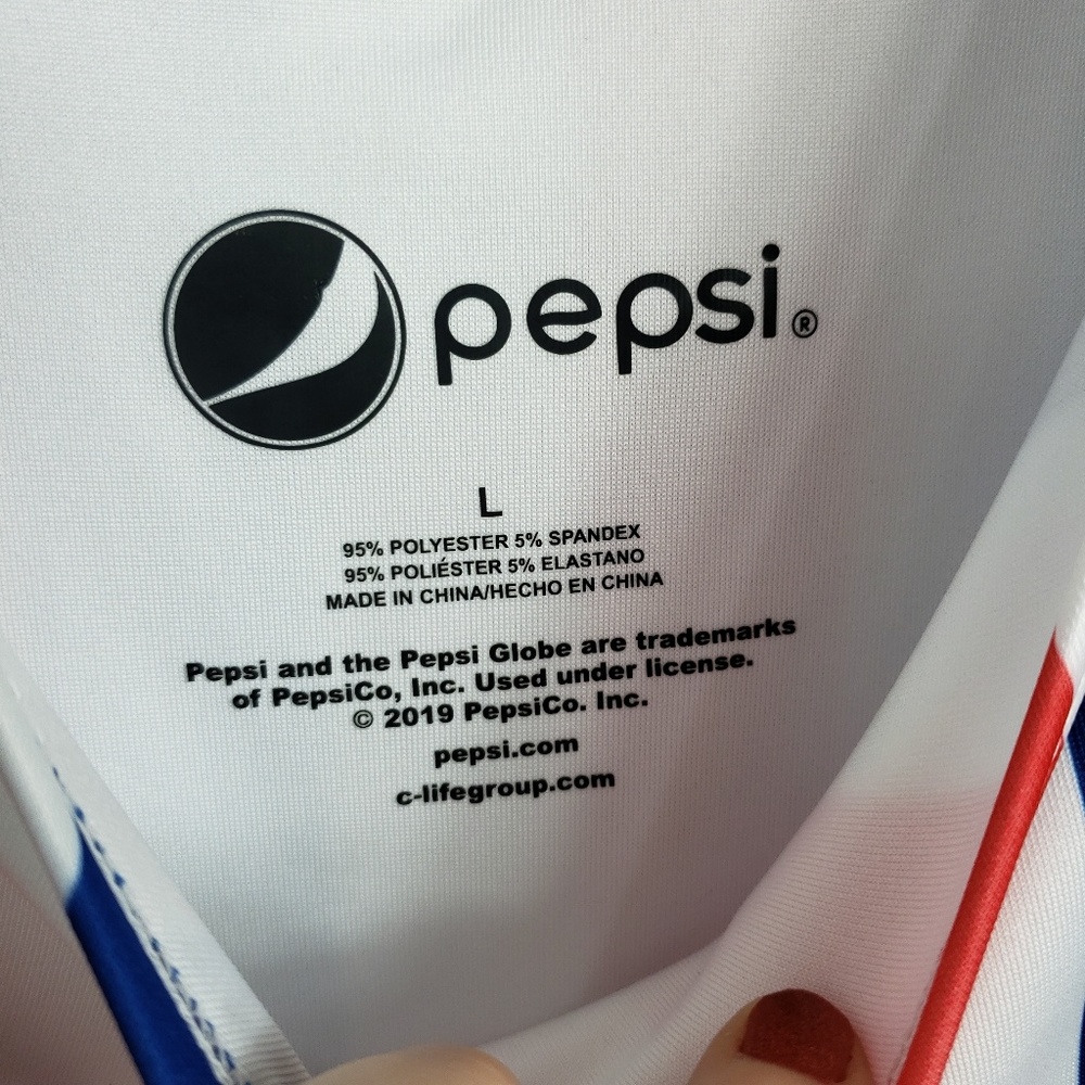 Pepsi one piece striped bathing suit - Picture 5 of 6